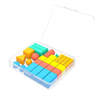 26 Piece Set of Three-dimensional Math Geometric Models for Elementary School Mathematics Geometric Shape Models