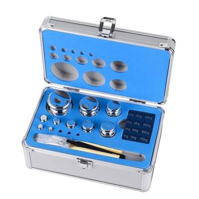 F1 Scale Calibration Weight Kit Set 21 pcs 1mg-100g Stainless Steel High Precision for Balance Digital Scale Lab Education