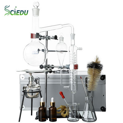 SCIEDU Distillation Set Lab glassware Borosilicate Glass Beaker AACH099 Laboratory Manufacturer Direct Lab Distillation Kit