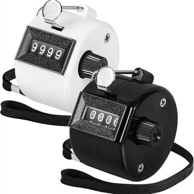 Multi-Function Pure Mechanical Counter Teaching Aid Stopwatch Color Plastic Manipulators Carry Four-digit Counter Counters