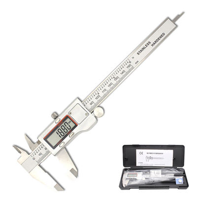 Digital Caliper Vernier Caliper Measuring Tool Electronic Stainless Steel Micrometer Caliper with Large LCD Screen