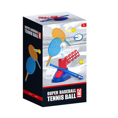 2-in-1 Baseball Tennis Serving Machine Toy Outdoor Tennis Training Beach Sports Toy Super Baseball Tennis Ball