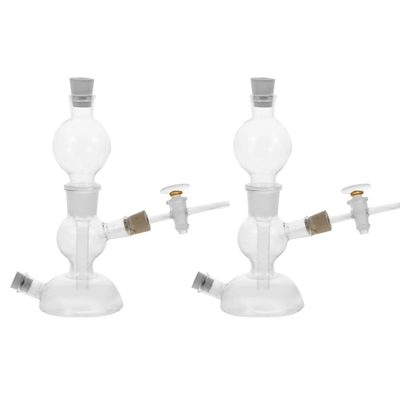 Laboratory glassware Teaching Instrument 125ml 250ml Kipp Hydrogen Gas Generator Kipp's Apparatus