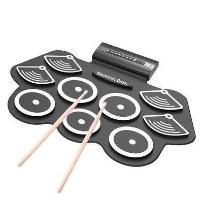 Electronic Drummer Roll Silicone Roll Drum Percussion Instrument USB Electronic Portable Drum Ja