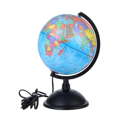 Educational Discovery World Globe Light Earth Globe Plastic Stand Design 30cm Globe World