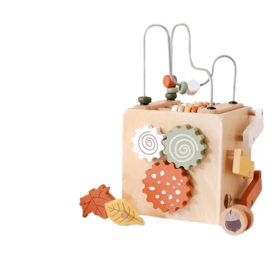 children's cognitive puzzle toy 5 in 1 busy box