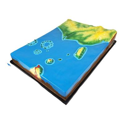Various Landform Models, Geological Teaching Aids Junior and Senior High School Geography Teaching Equipment Island Origin Model