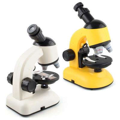 360 Degree Rotating Toy Microscope Biological Science Education Children's Microscope HD 1200 Times Microscope Kit