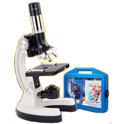 1200x Cheap Kids Monocular Student Digital Electron Microscope Kit Optical Microscope for Lid