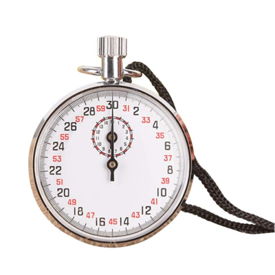 Teaching Resource Stop-timer Mechanical Stopwatch Metal Shell Mechanical Watch