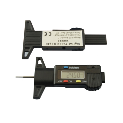 0-25mm Measuring Range Tire Digital Tyre Tread Depth Gauge Measurer Tool LCD Display Digital Tire Depth Gauge